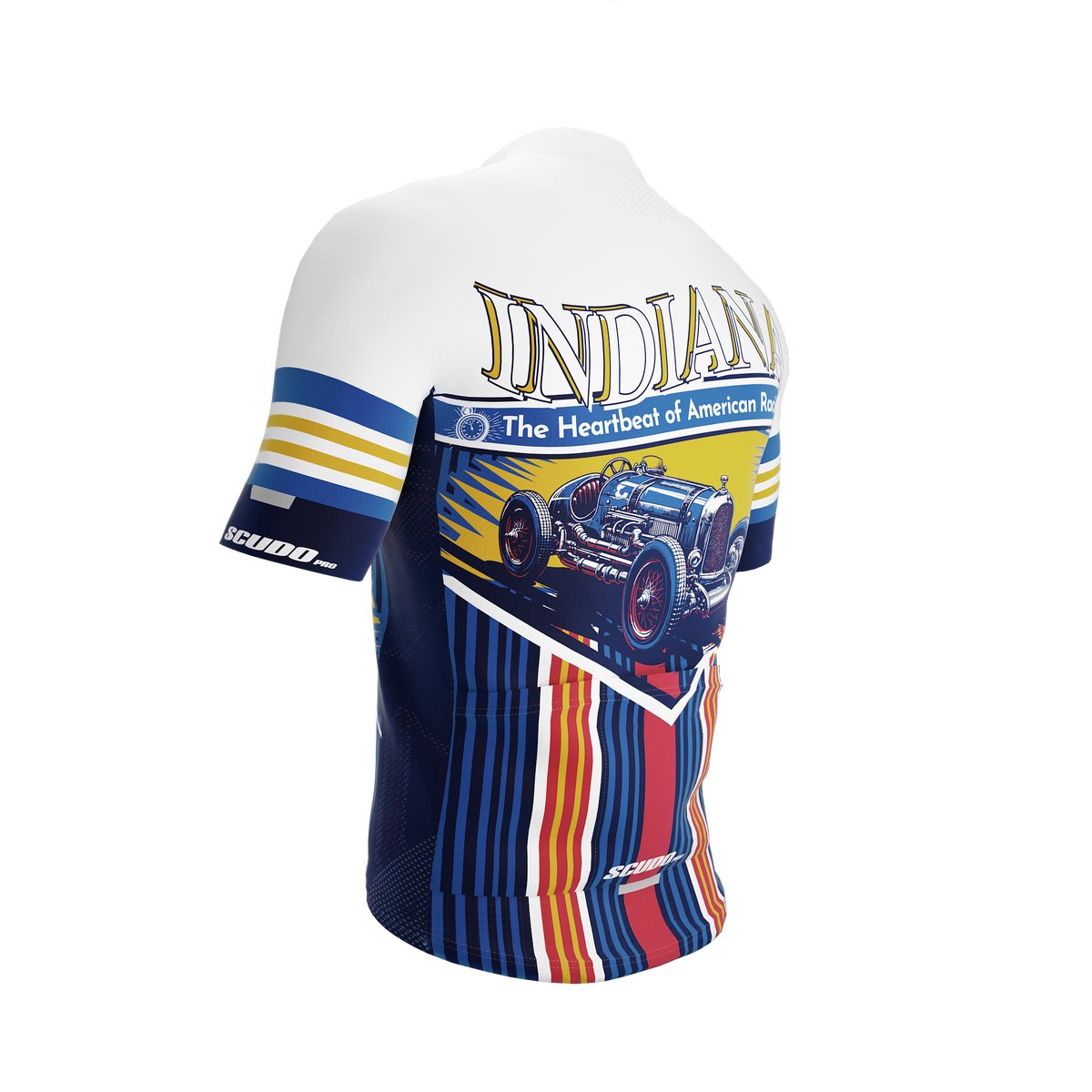 Indiana US State | Short Sleeve Cycling PRO Jersey | Men and Women