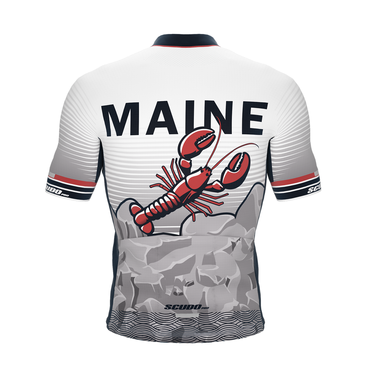 Maine US State | Short Sleeve Cycling PRO Jersey | Men and Women