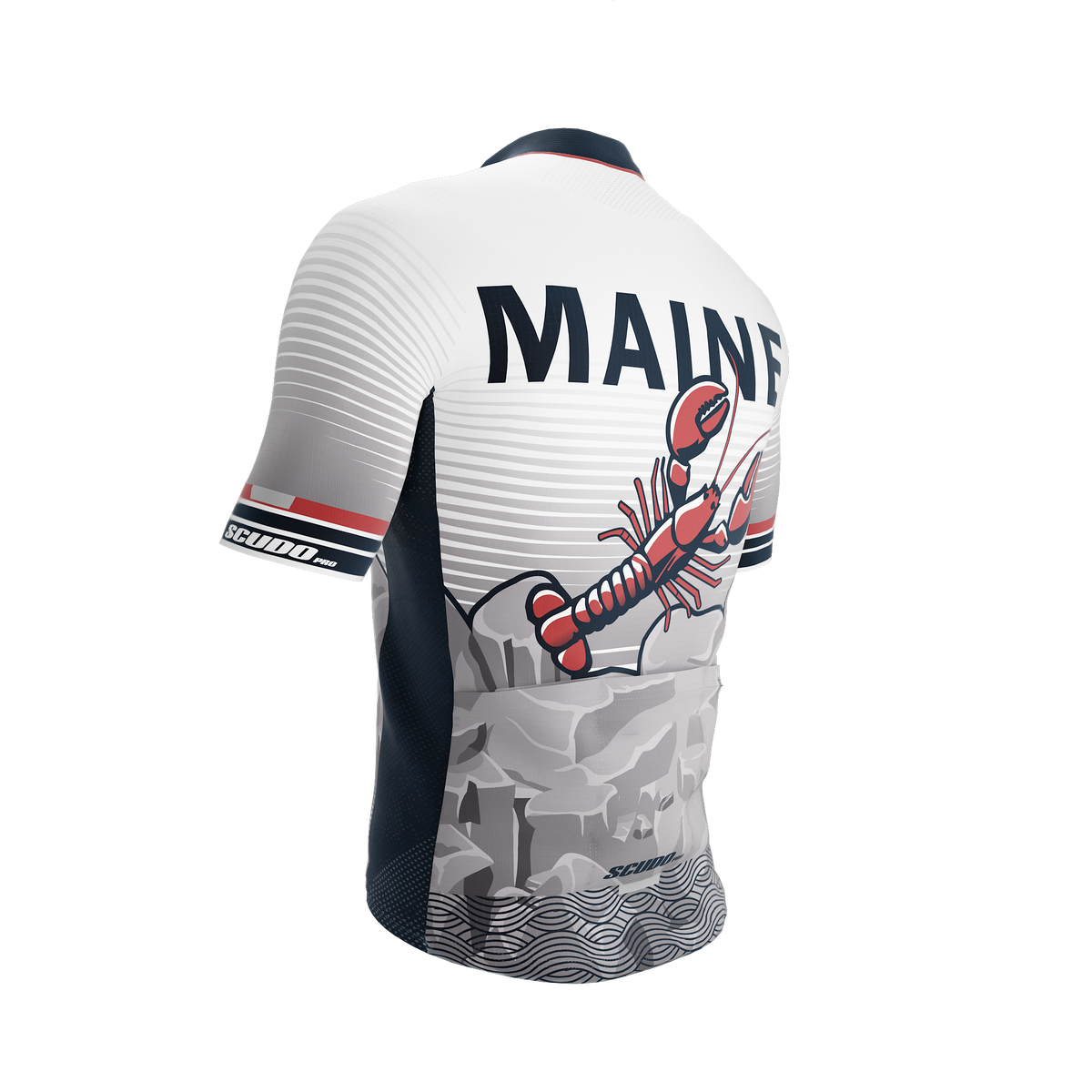 Maine US State | Short Sleeve Cycling PRO Jersey | Men and Women
