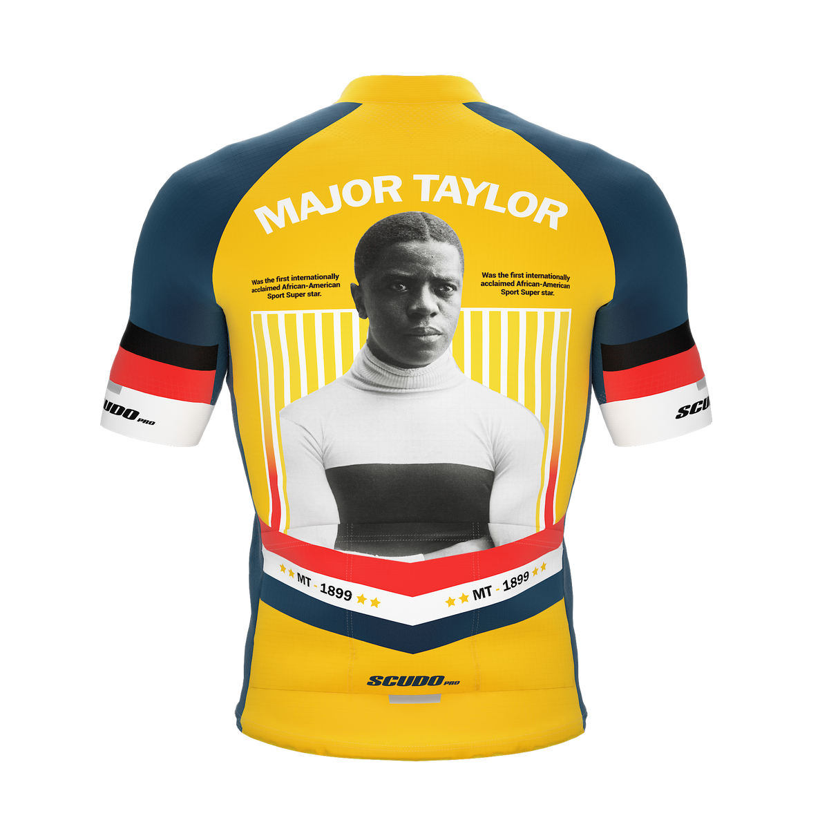 Major Taylor | Portrait | Short Sleeve Cycling PRO Jersey