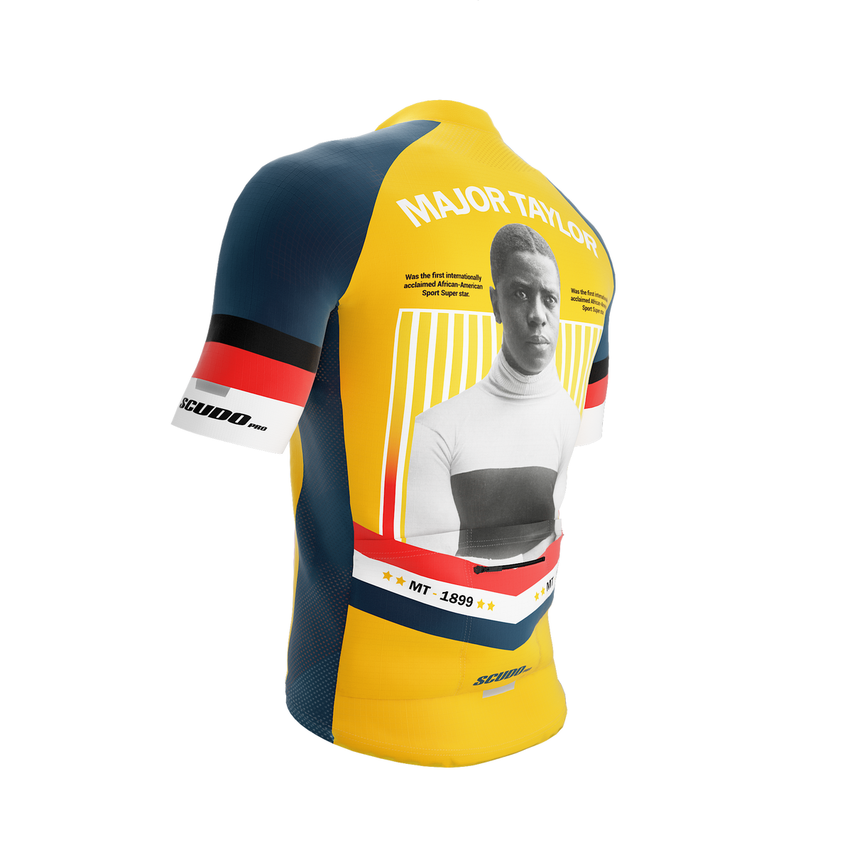 Major Taylor | Portrait | Short Sleeve Cycling PRO Jersey