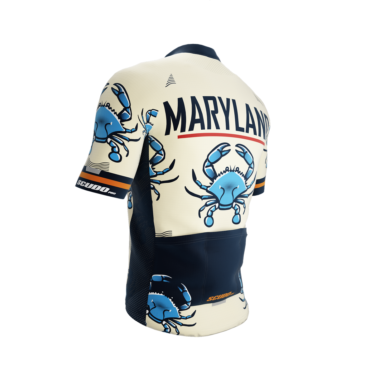 Maryland US State | Short Sleeve Cycling PRO Jersey | Men and Women