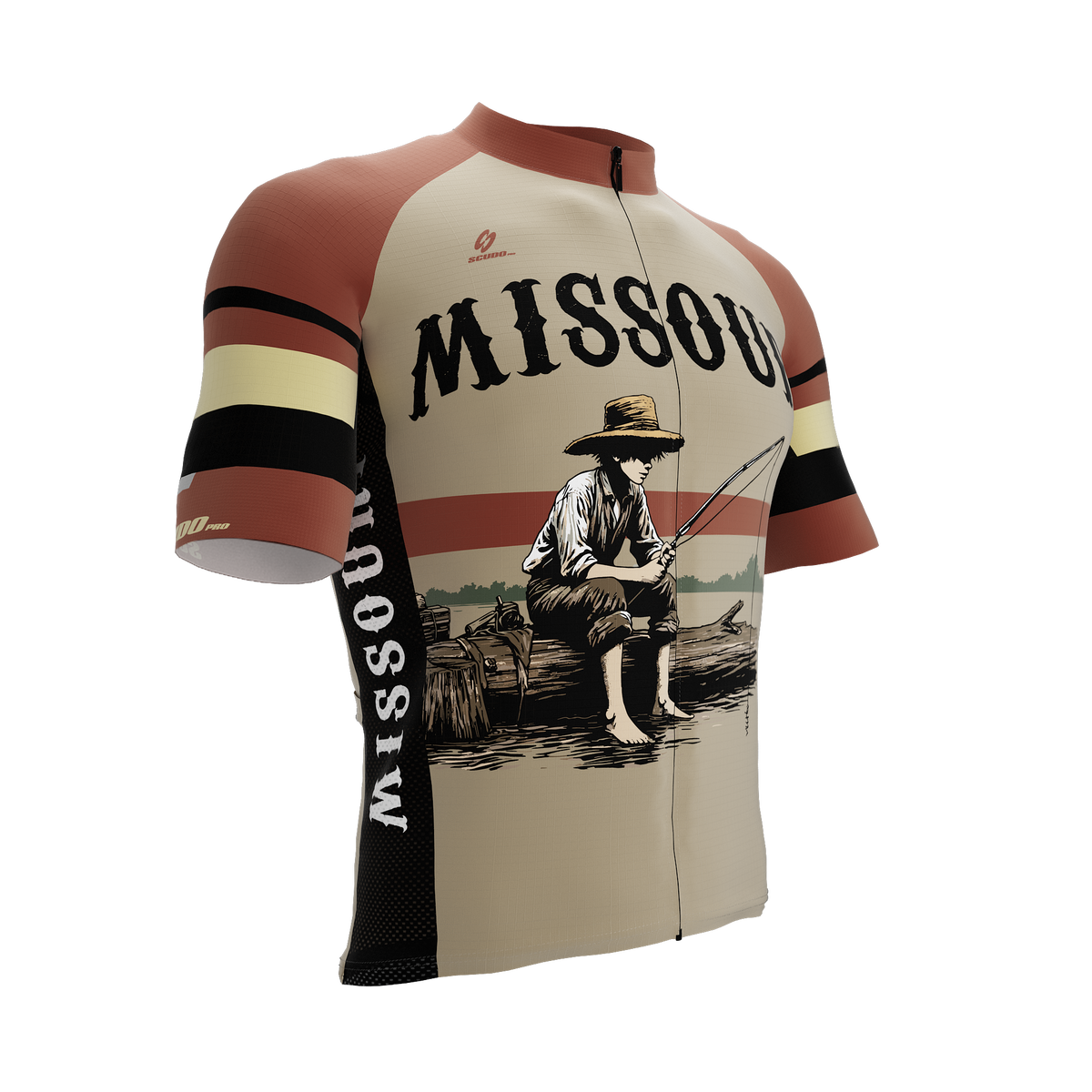 Missouri US State | Short Sleeve Cycling PRO Jersey | Men and Women