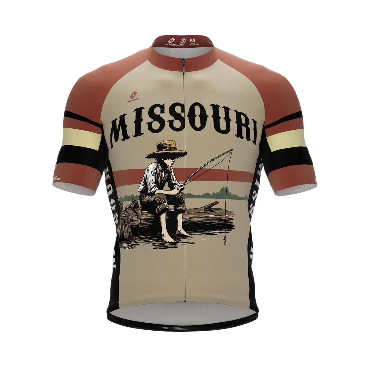 Missouri US State | Short Sleeve Cycling PRO Jersey | Men and Women