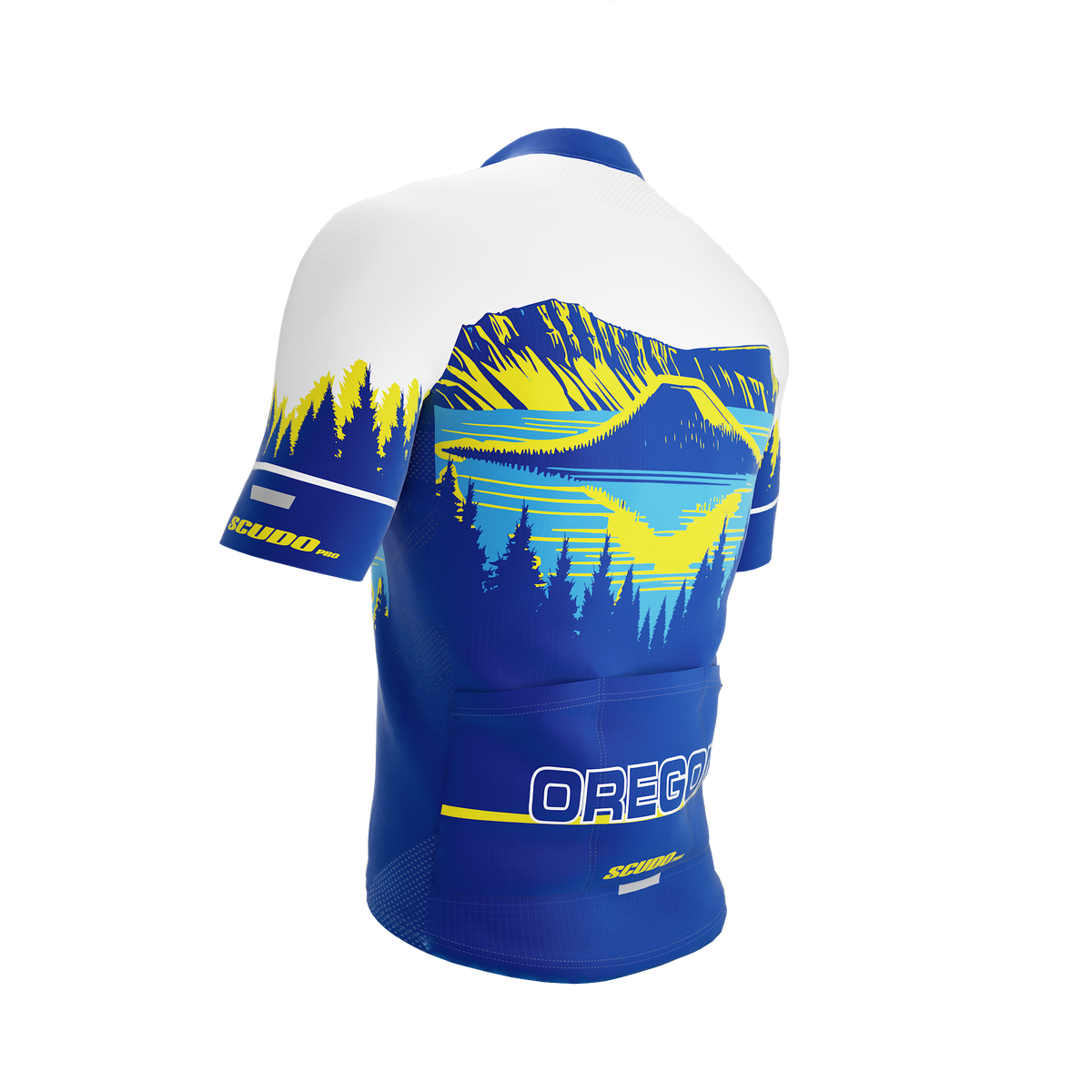 Oregon US State | Short Sleeve Cycling PRO Jersey | Men and Women