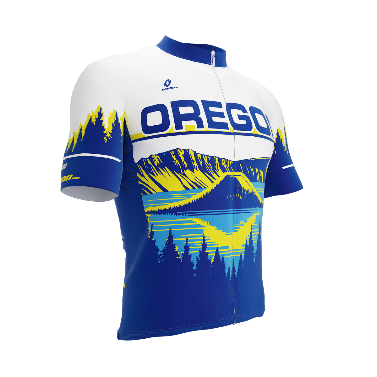 Oregon US State | Short Sleeve Cycling PRO Jersey | Men and Women