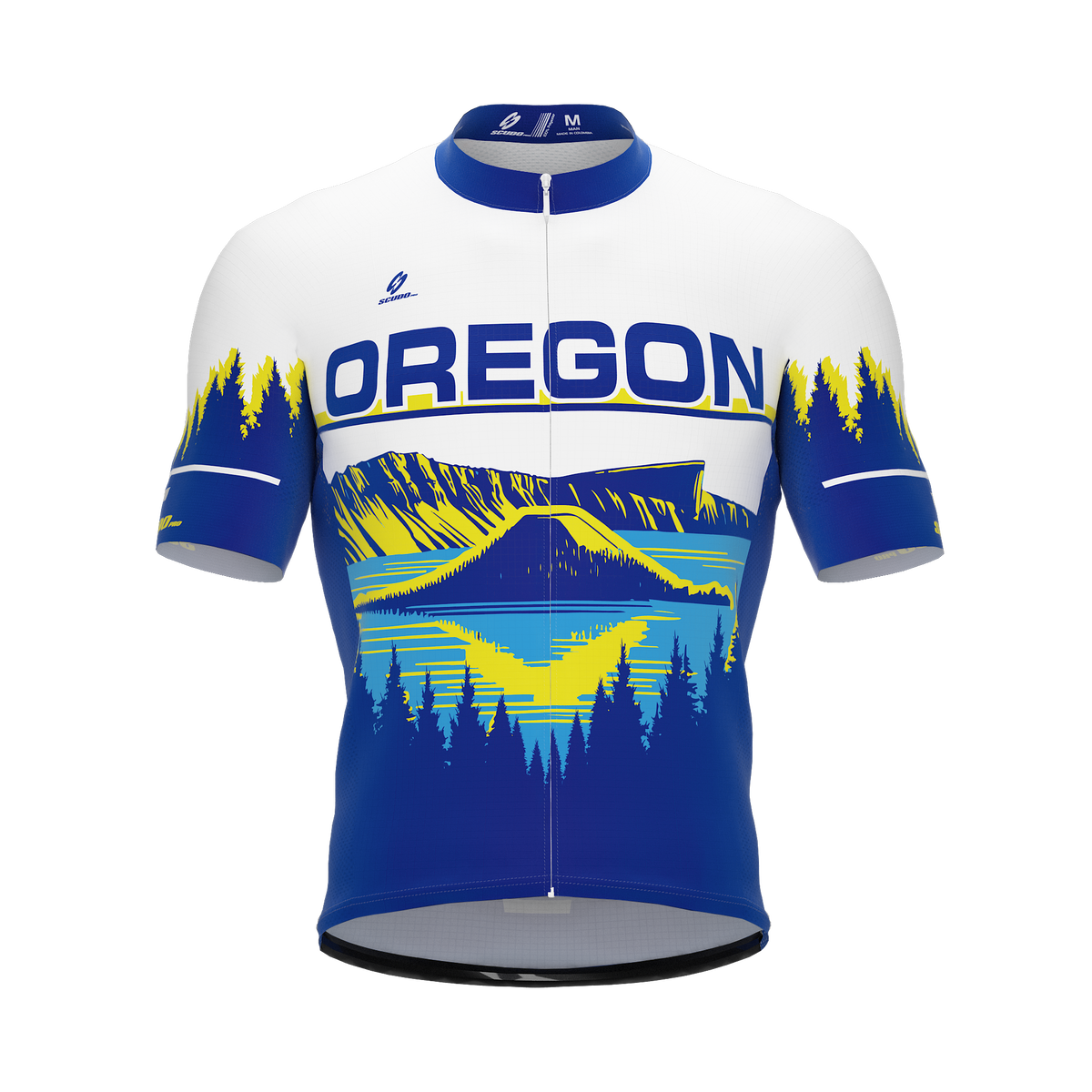 Oregon US State | Short Sleeve Cycling PRO Jersey | Men and Women
