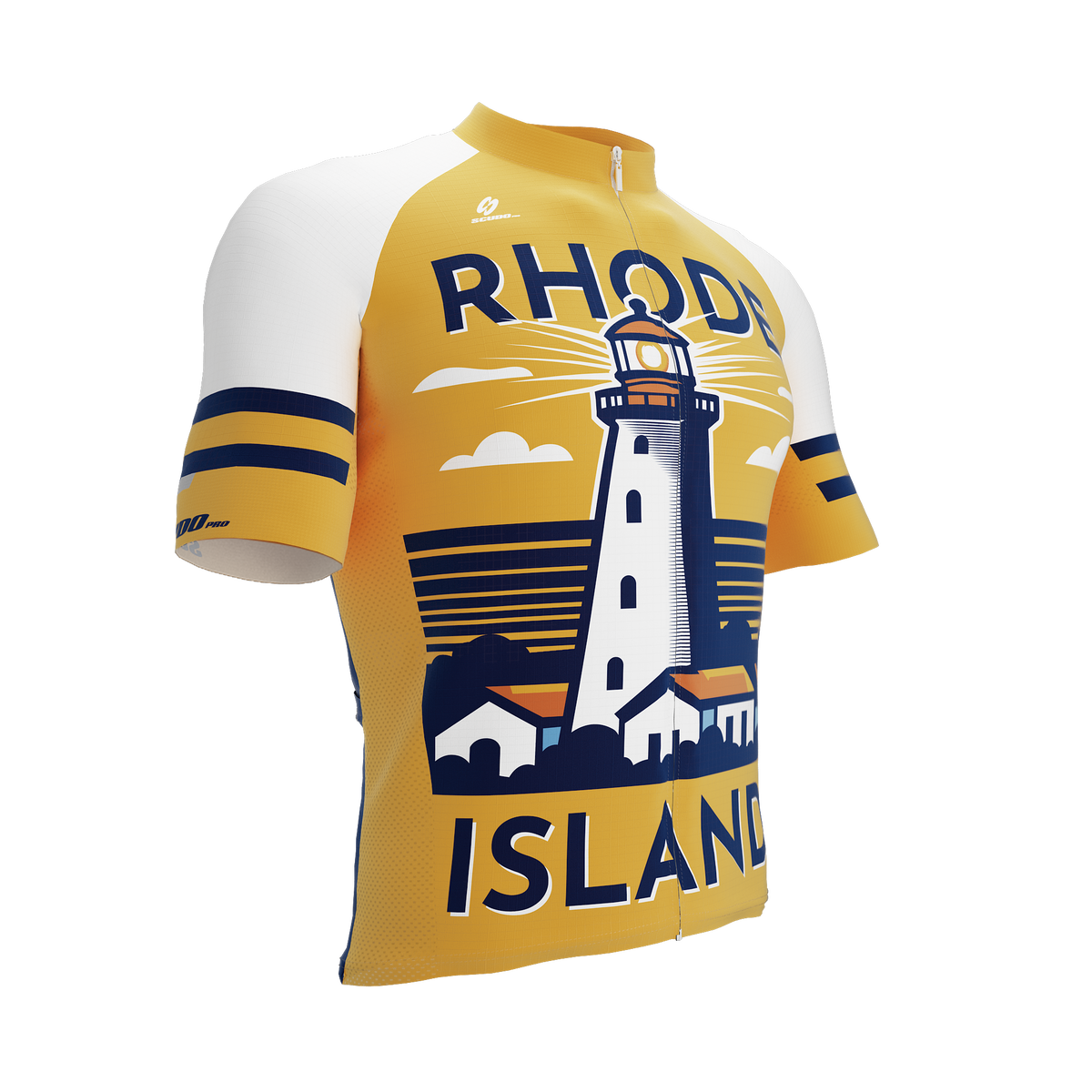 Rhode Island US State | Short Sleeve Cycling PRO Jersey | Men and Women
