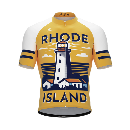 Rhode Island US State | Short Sleeve Cycling PRO Jersey | Men and Women