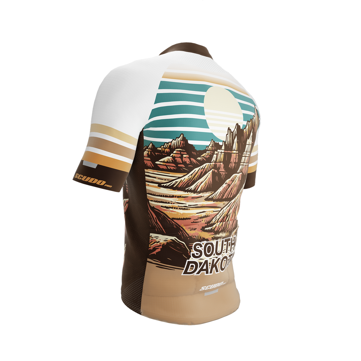 South Dakota US State | Short Sleeve Cycling PRO Jersey | Men and Women