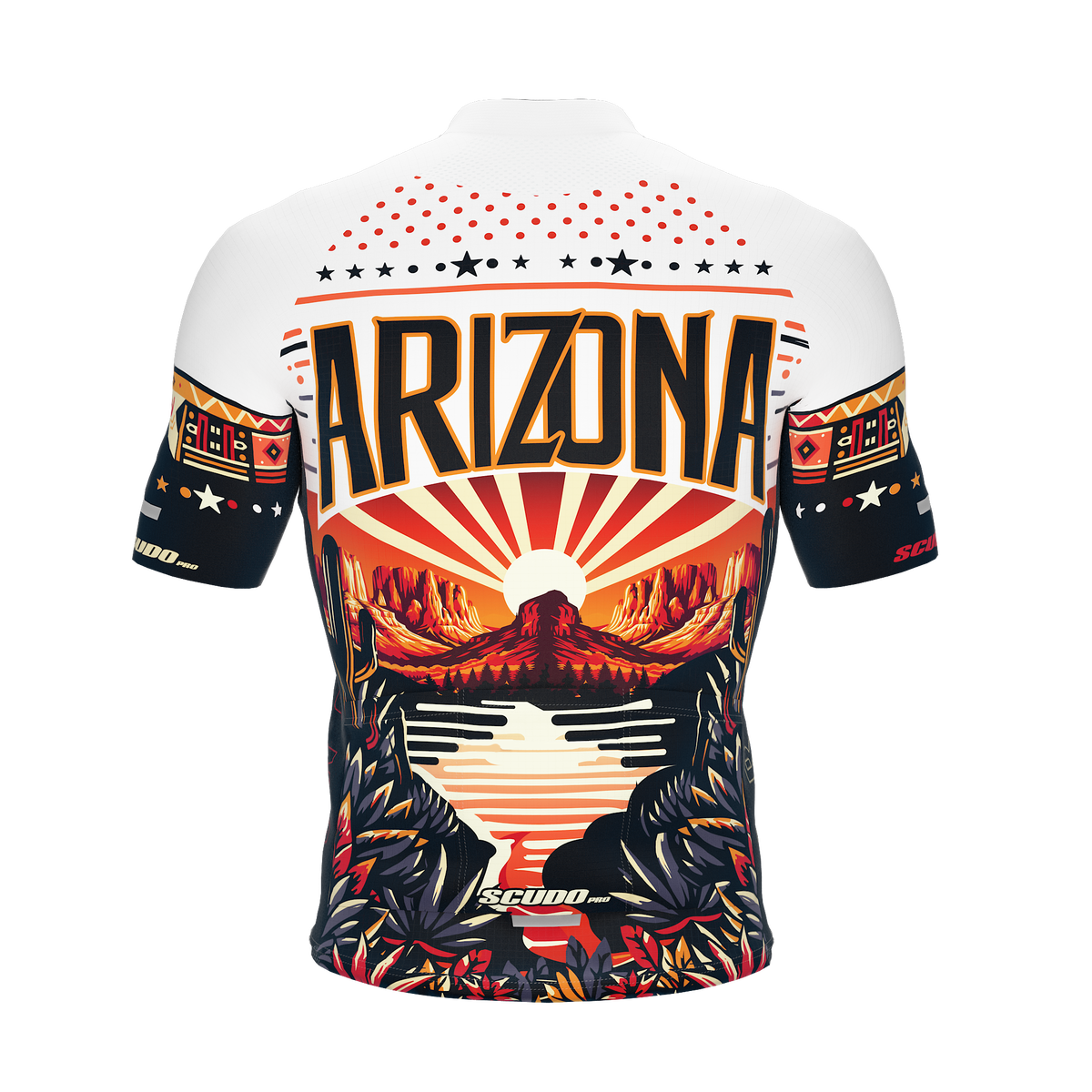 Arizona US State | Short Sleeve Cycling PRO Jersey | Men and Women