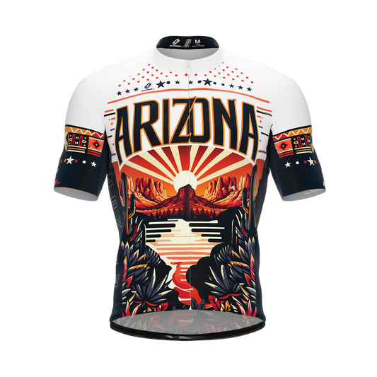 Arizona US State | Short Sleeve Cycling PRO Jersey | Men and Women