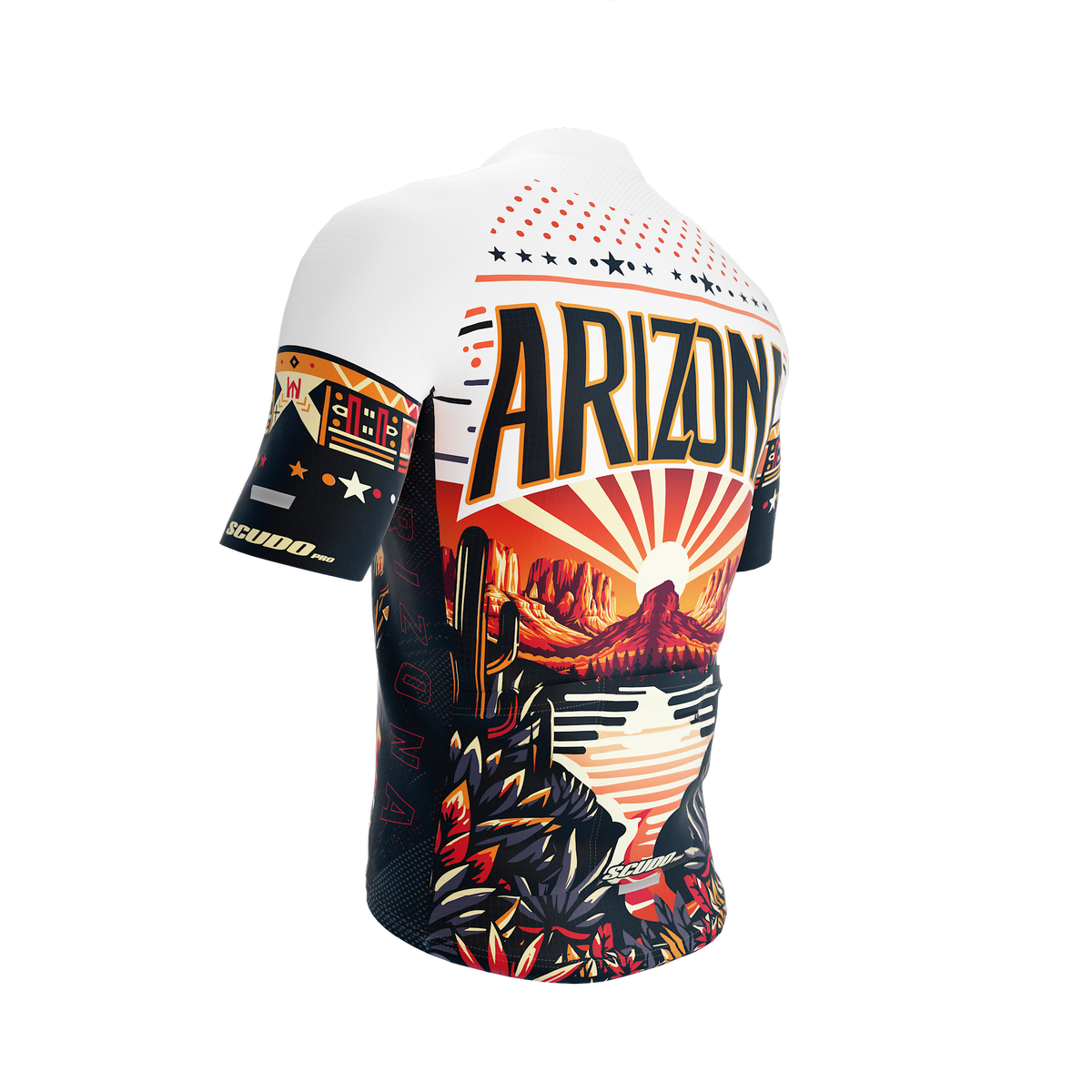 Arizona US State | Short Sleeve Cycling PRO Jersey | Men and Women
