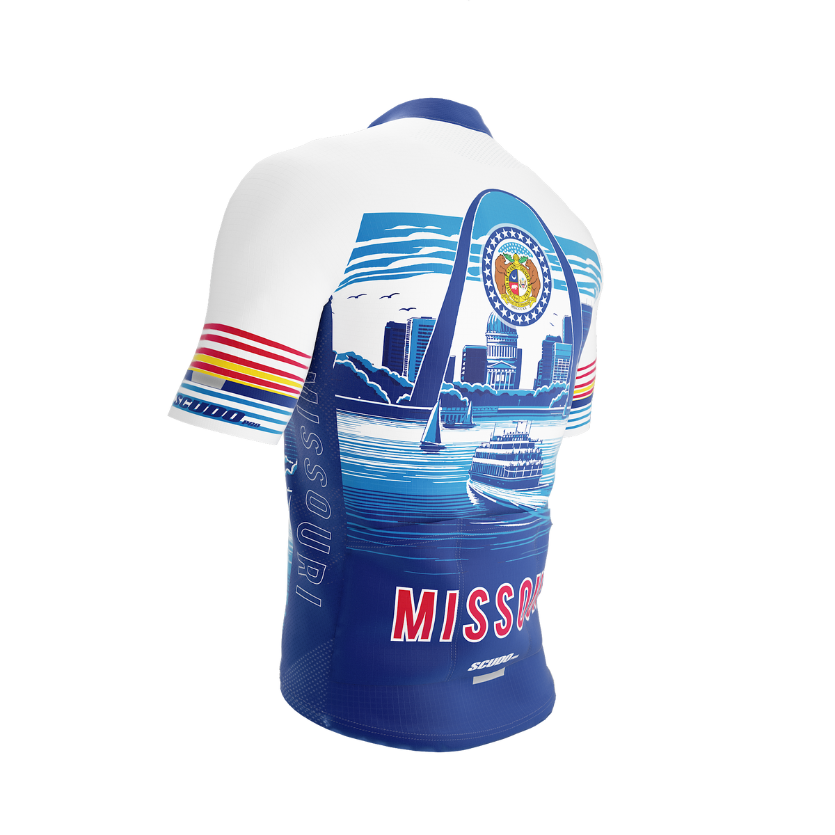 Missouri US State | Short Sleeve Cycling PRO Jersey | Men and Women