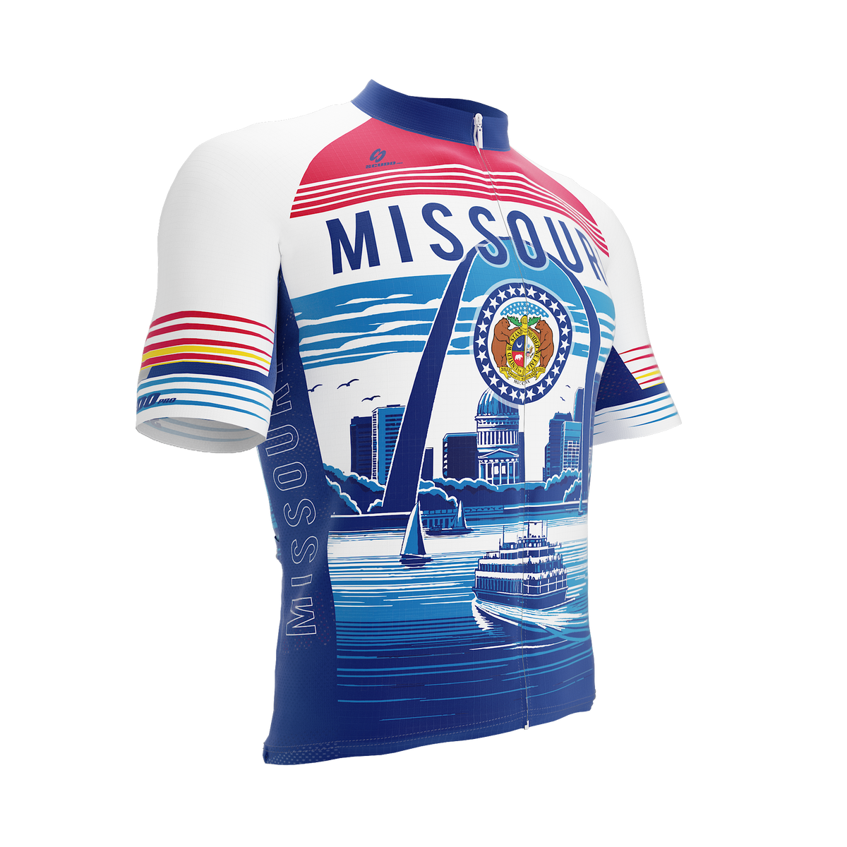 Missouri US State | Short Sleeve Cycling PRO Jersey | Men and Women