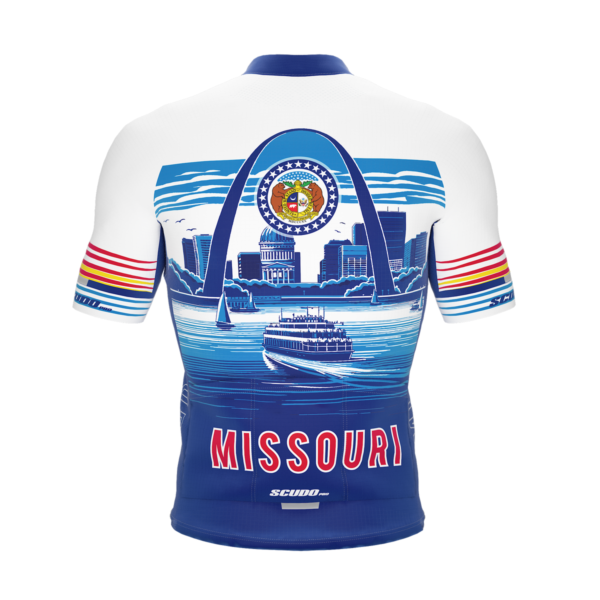 Missouri US State | Short Sleeve Cycling PRO Jersey | Men and Women