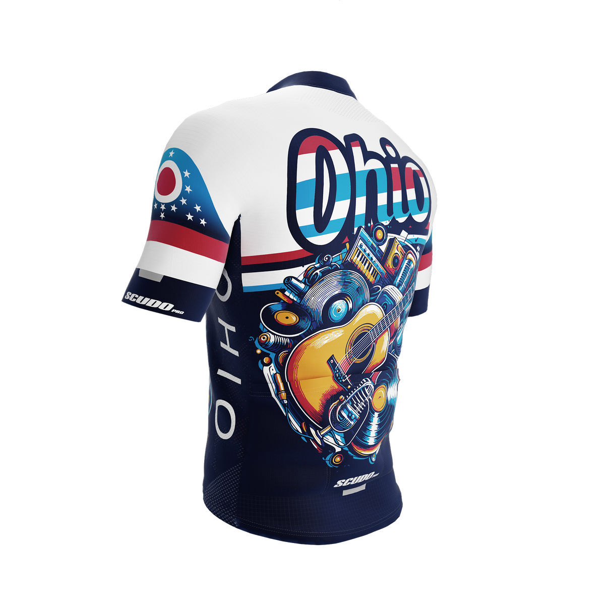Ohio US State | Short Sleeve Cycling PRO Jersey | Men and Women