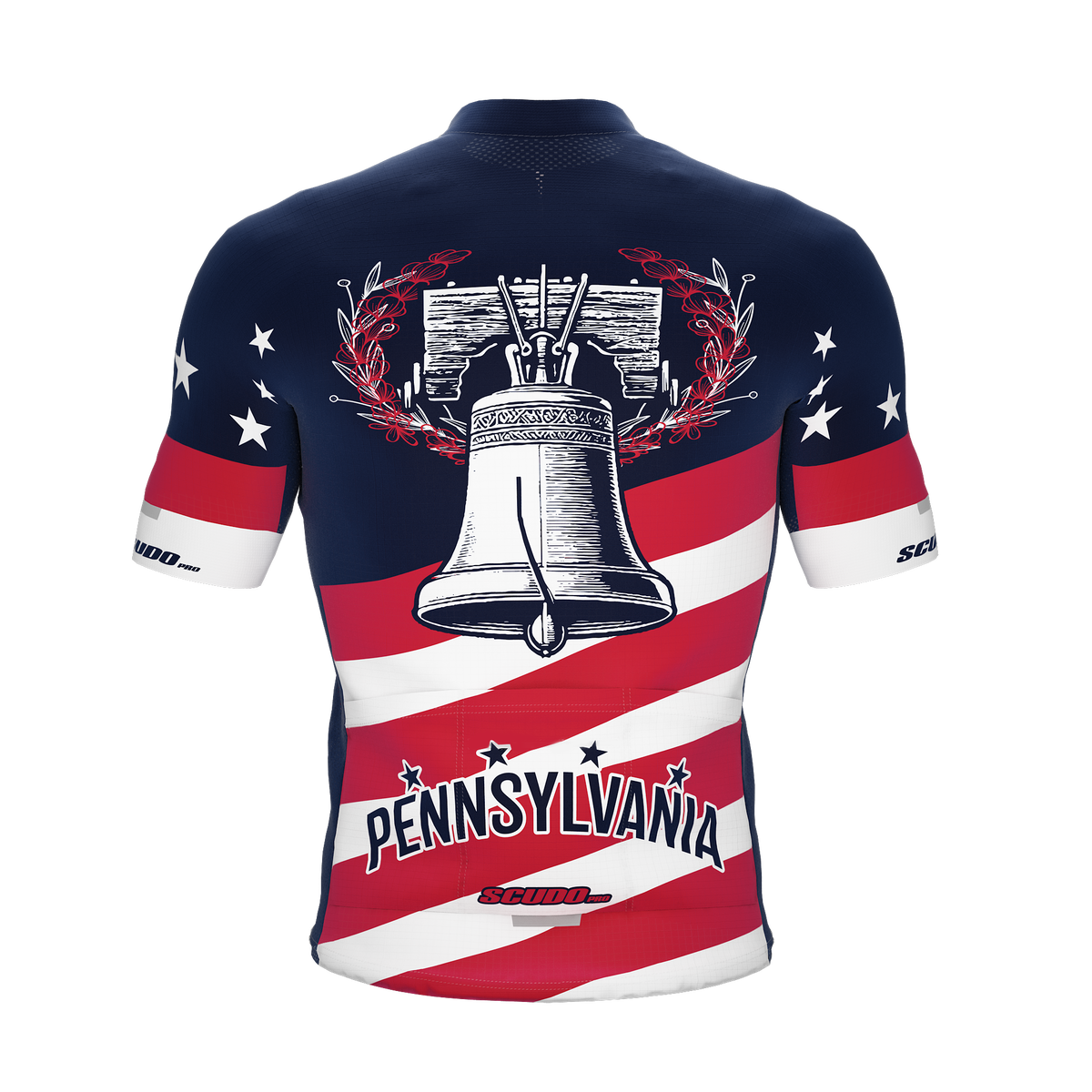 Pennsylvania US State | Short Sleeve Cycling PRO Jersey | Men and Women