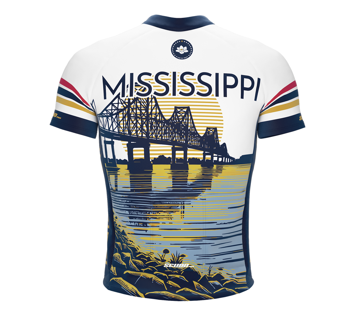 Mississippi US State | Short Sleeve Cycling PRO Jersey | Men and Women