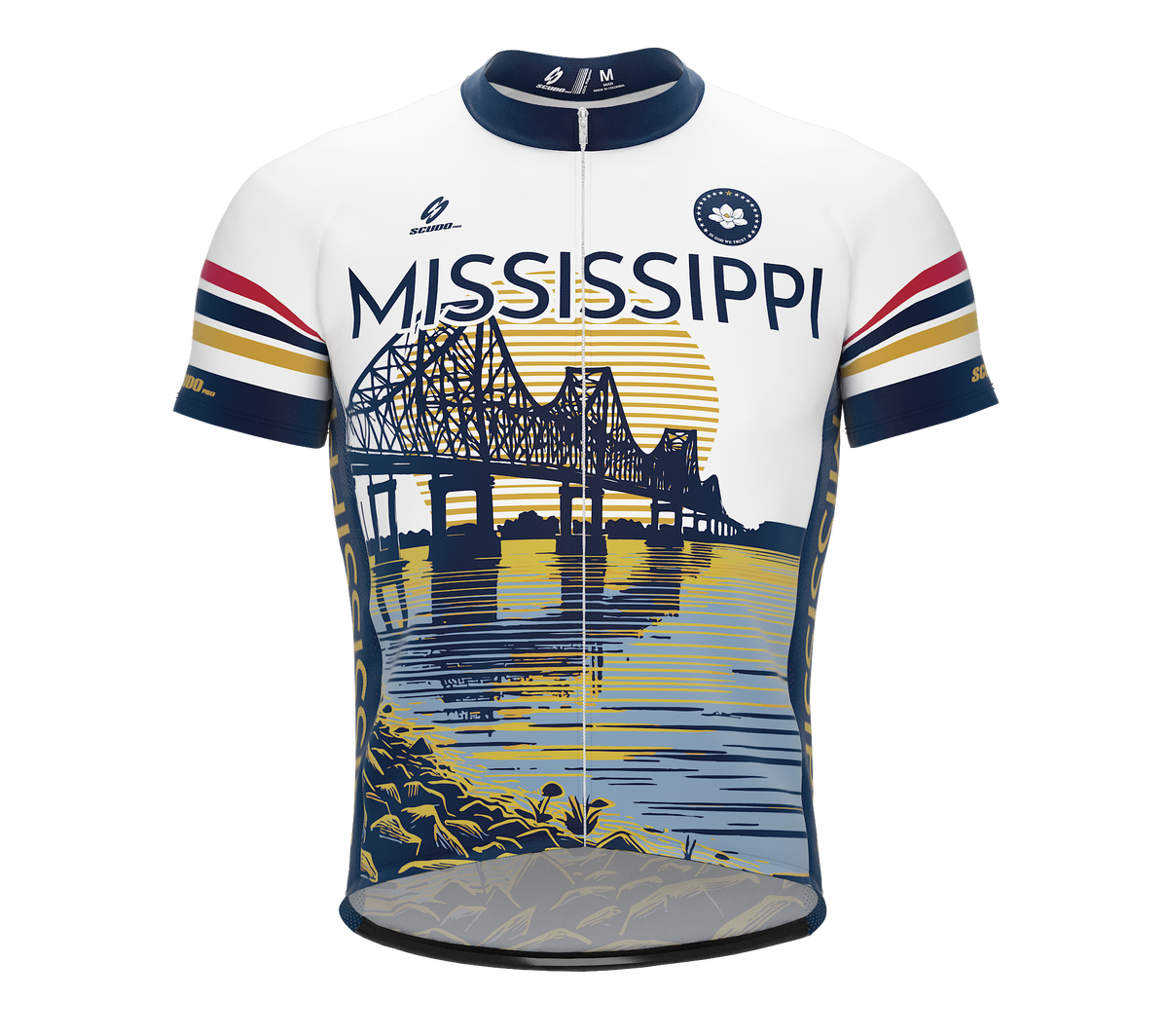 Mississippi US State | Short Sleeve Cycling PRO Jersey | Men and Women