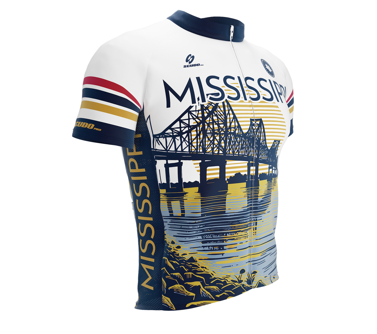 Mississippi US State | Short Sleeve Cycling PRO Jersey | Men and Women