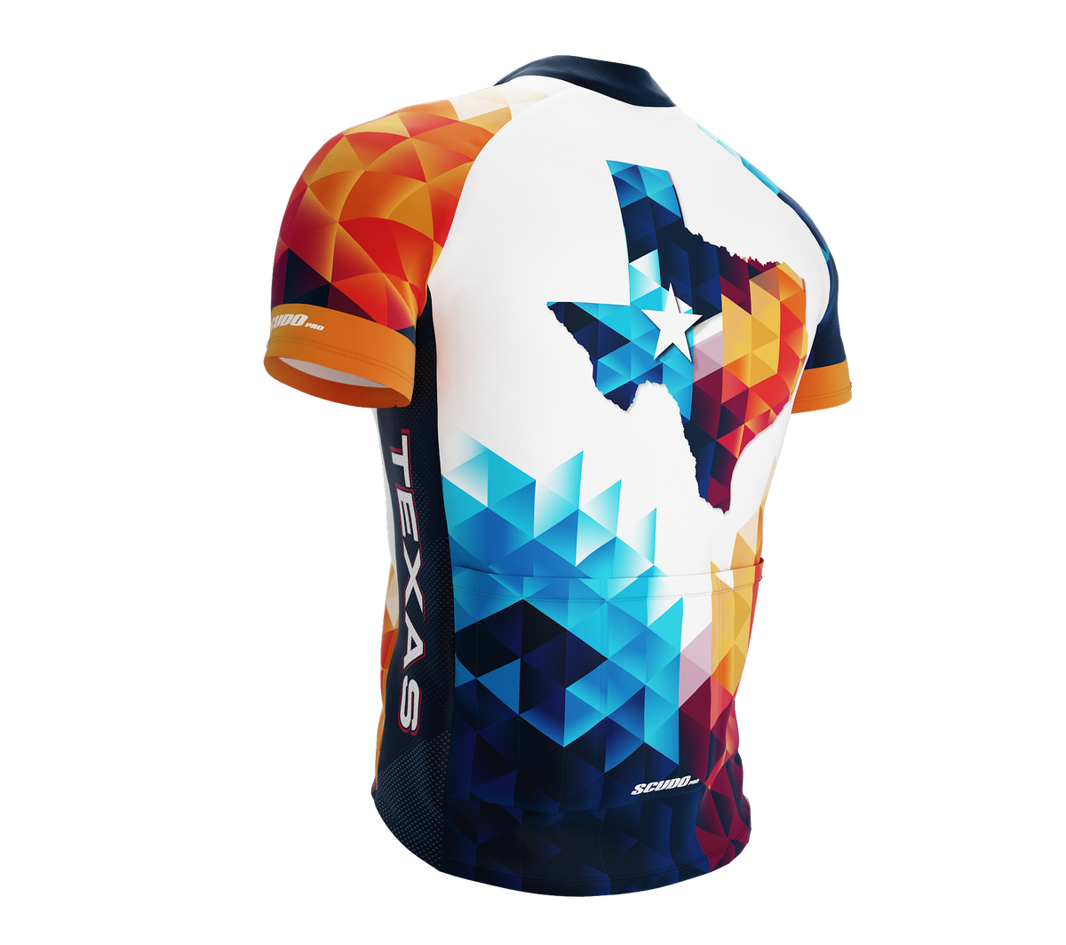 TEXAS | Geometric | Short Sleeve Cycling PRO Jersey | Men and Women
