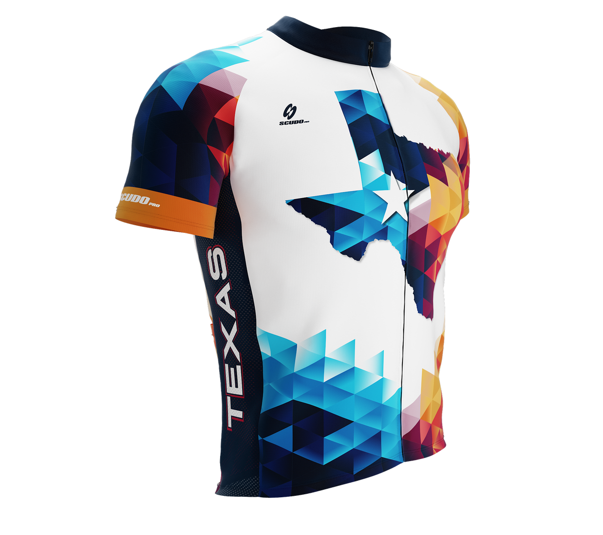 TEXAS | Geometric | Short Sleeve Cycling PRO Jersey | Men and Women