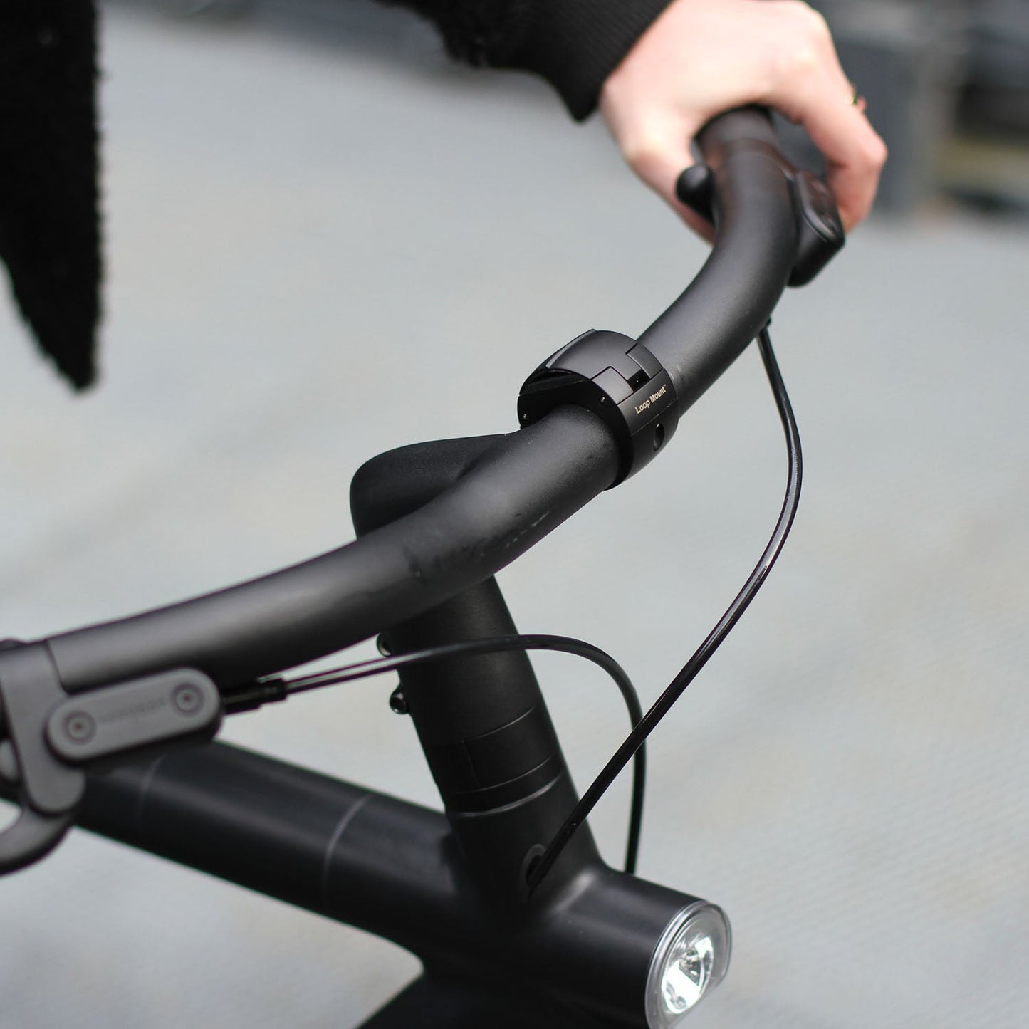 Loop Mount Universal Bike Phone Holder - 360° Rotation, All Smartphones, Silver