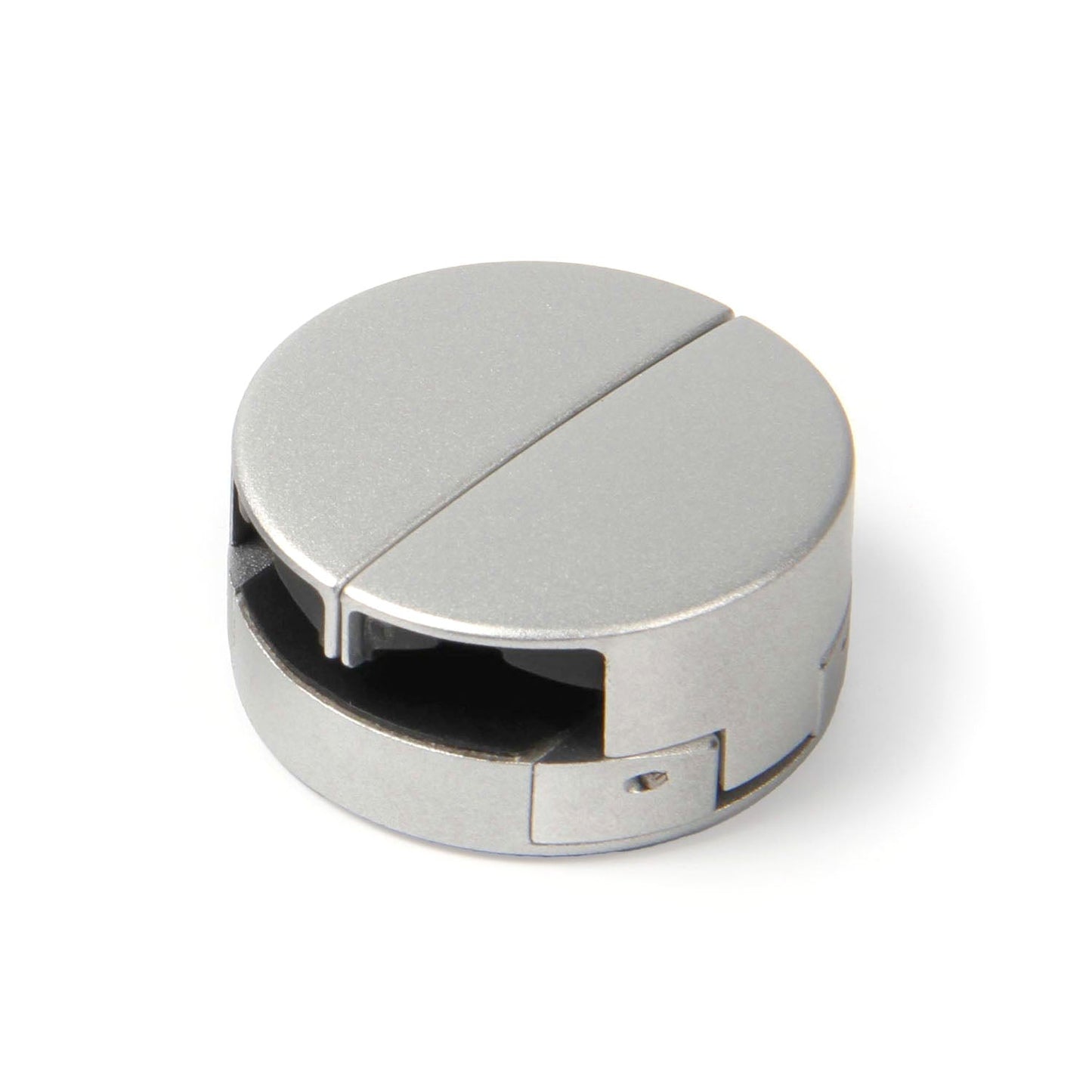 Loop - Micro Mount - Ultra-Compact Bicycle Stem Cap Phone Mount-Silver