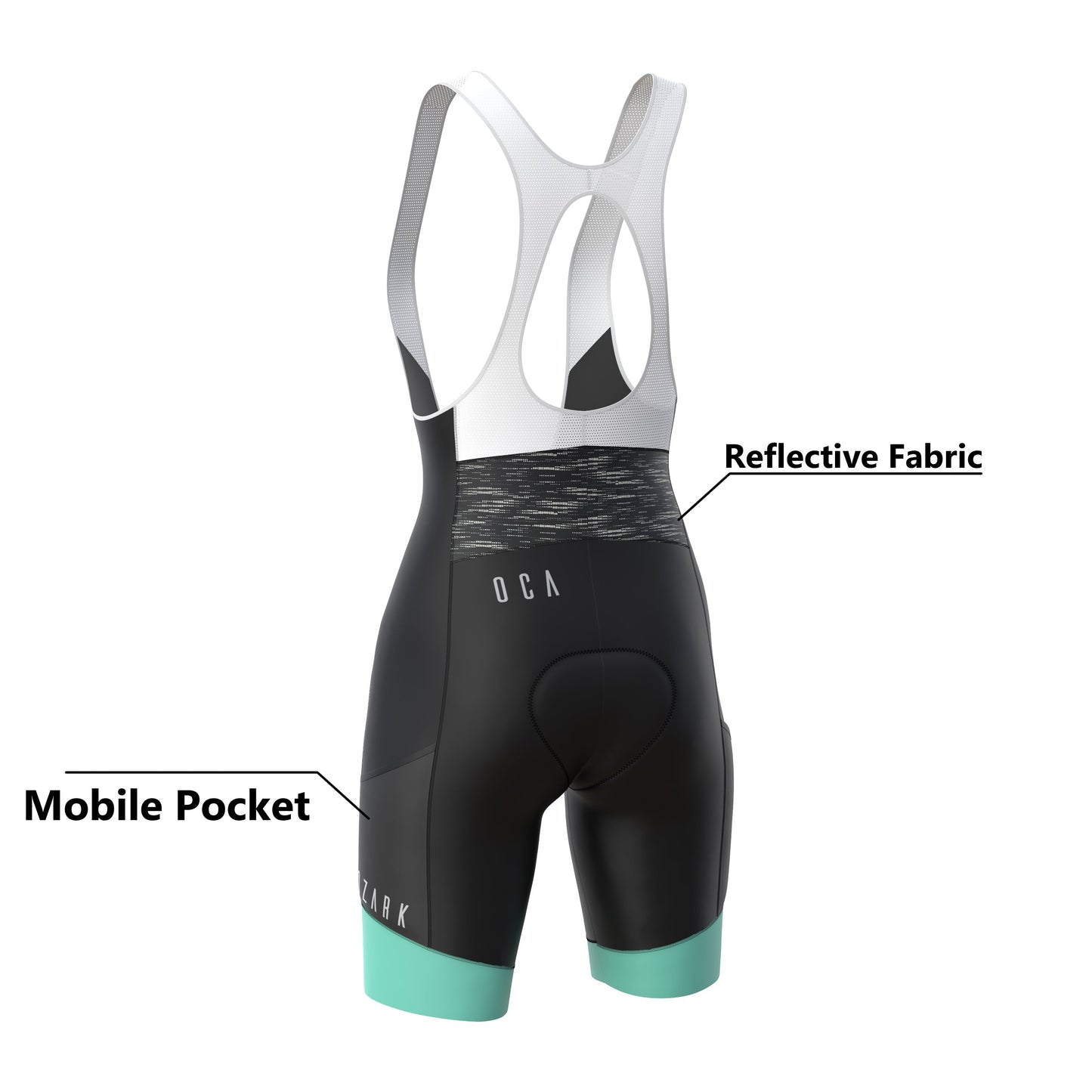 Women's Bib Shorts | Green Core