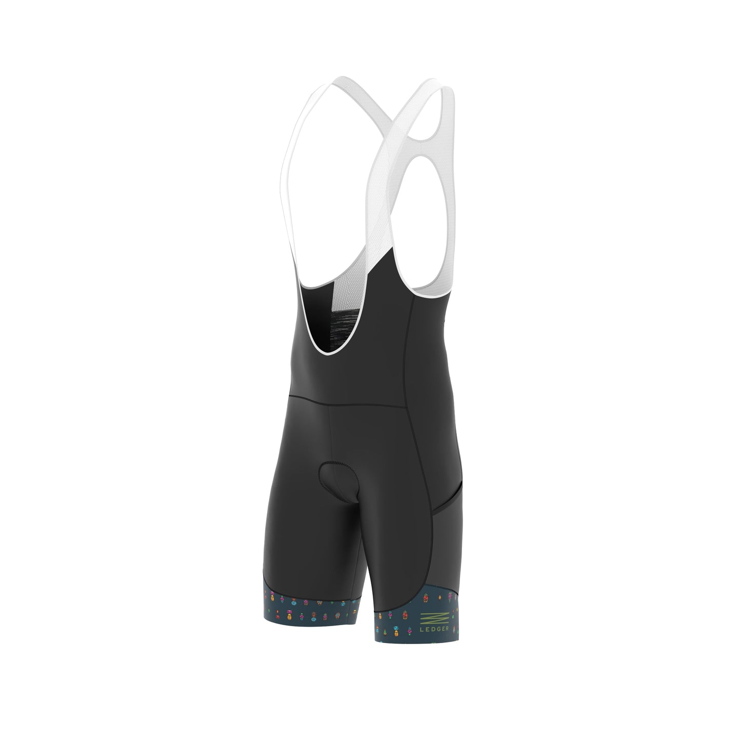 Ledger Green Men’s Bib Shorts – Performance Fit, Comfort, and Endurance Support
