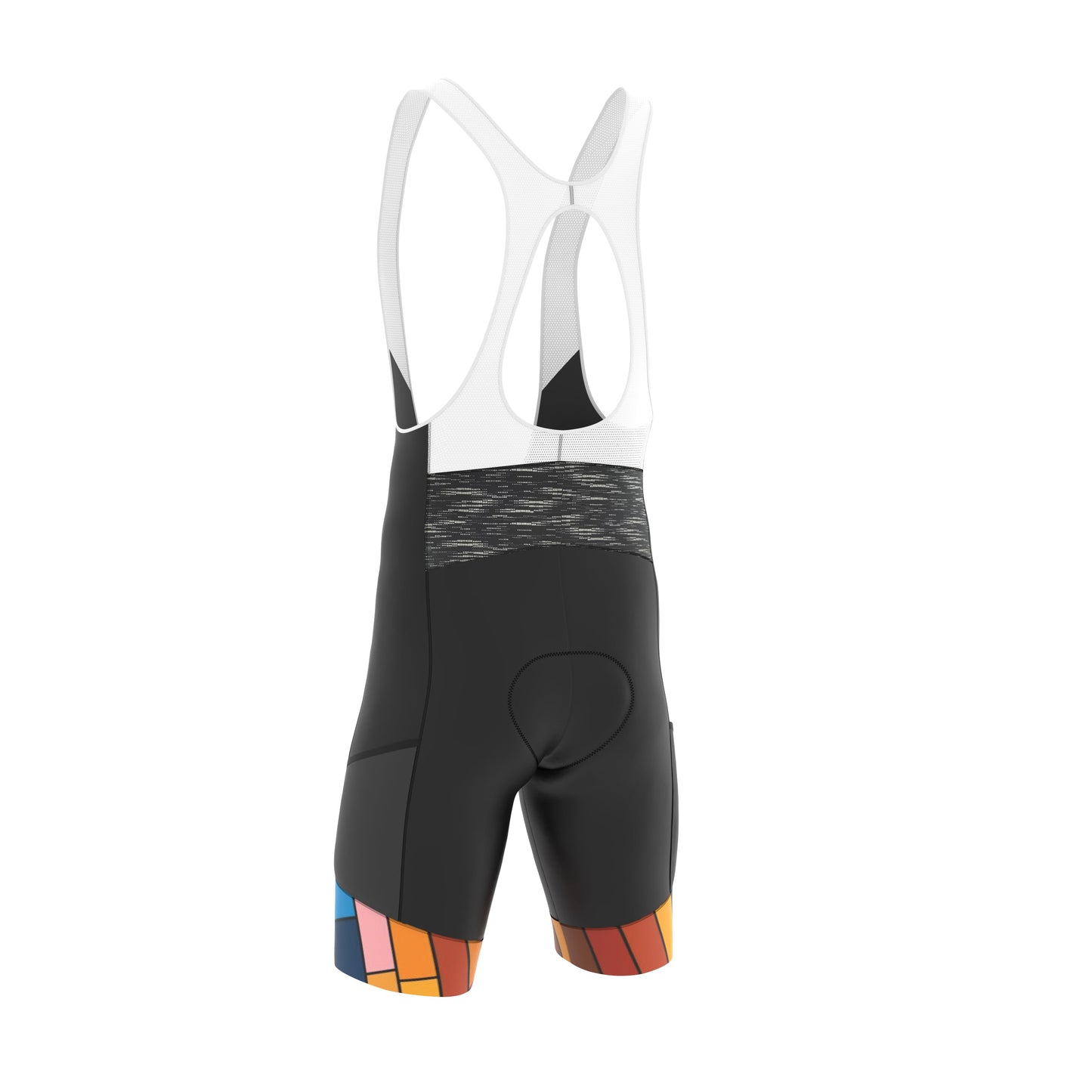 Ledger Mosaic Men’s Bib Shorts – Performance Fit and Comfort