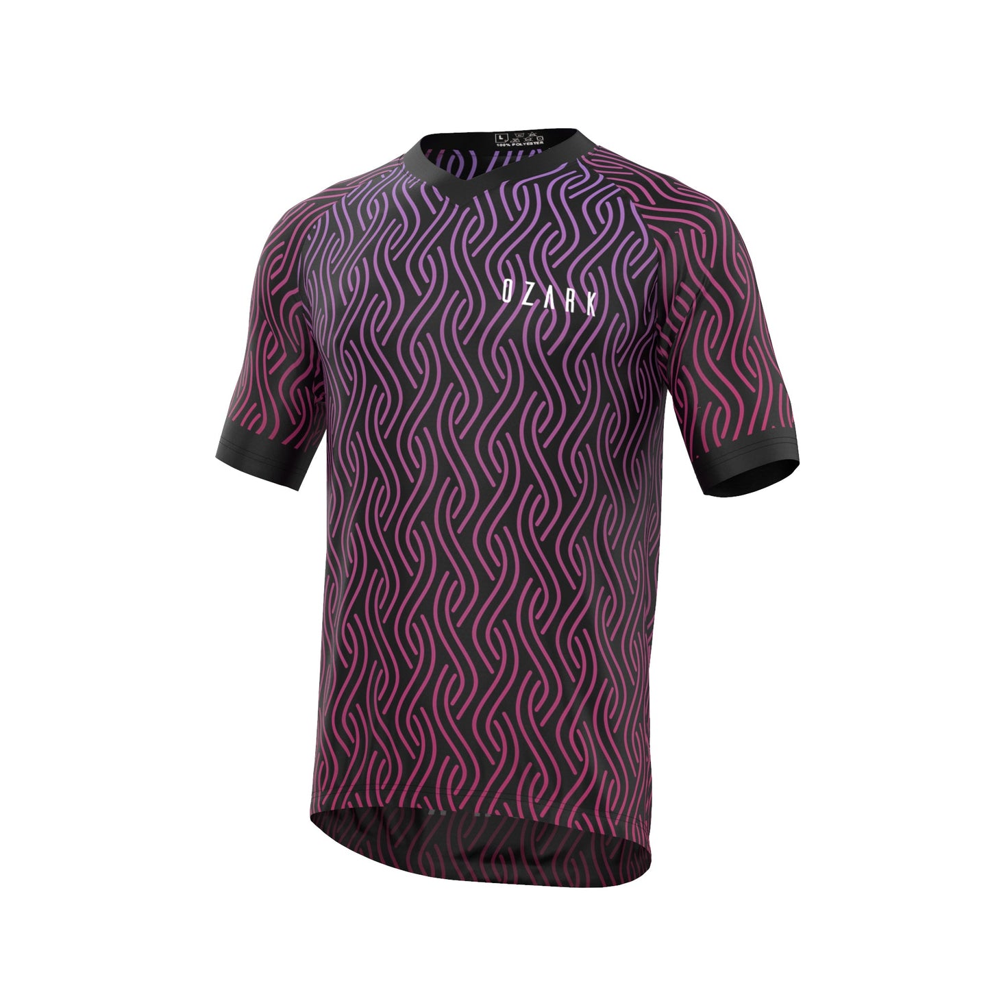Men's MTB Short Sleeve Jersey | Purple Twist