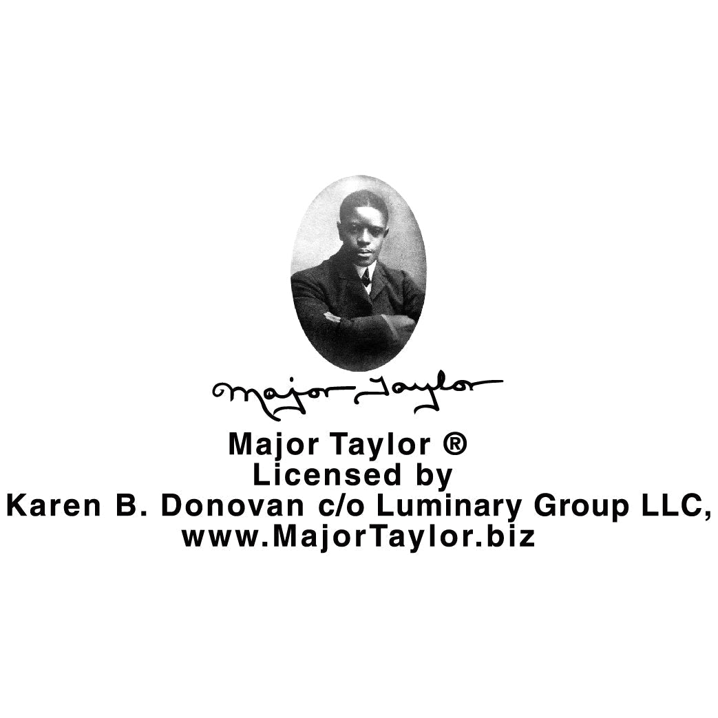 Major Taylor | Black Cyclone | Short Sleeve Cycling PRO Jersey