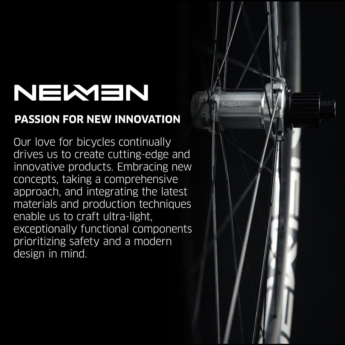 NEWMEN Wheelset - Advanced G.34 (Front Wheel - 4 622 21h FADE R SJ CL 12x100 / Rear Wheel 622 21h FADE R SJ CL 12x142 XDR)