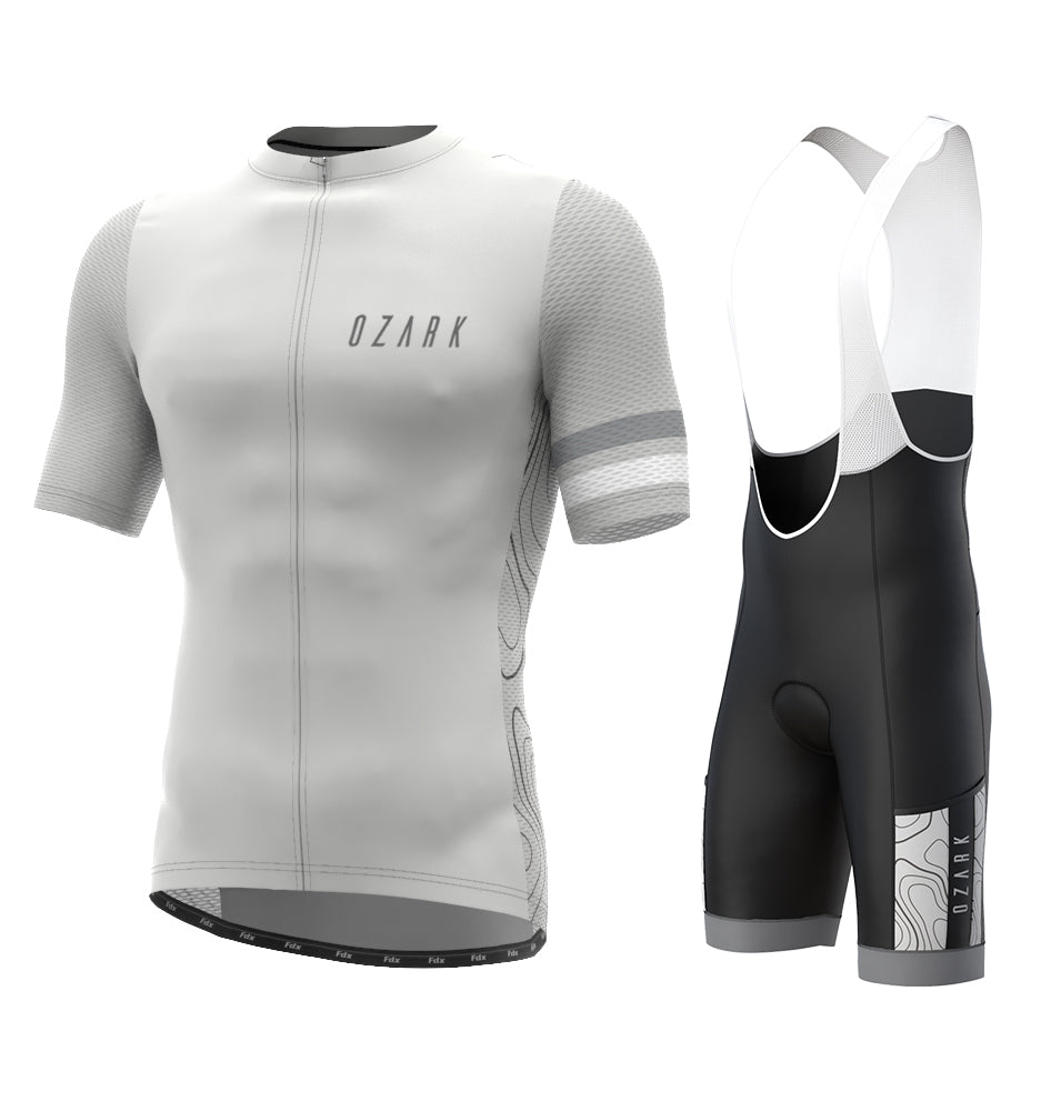 Men’s Core Grey Bib Shorts – Performance Fit, Comfort, and Support