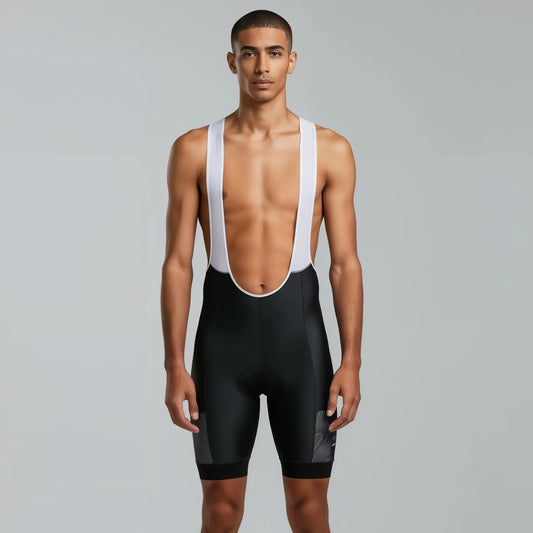 Men’s Core Charcoal Bib Shorts – Performance Fit, Comfort, and Endurance Support