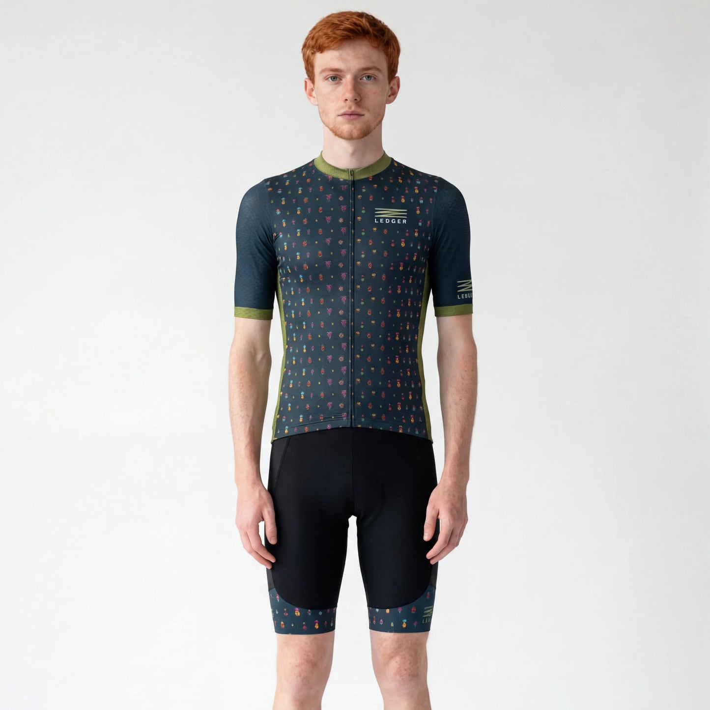 Ledger Green Men’s Jersey – Club Fit, Breathable Performance with Four-Pocket Storage