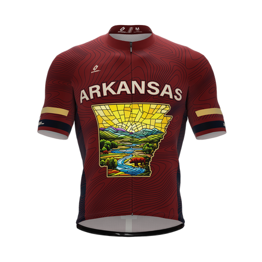 Arkansas US State | V3 | Short Sleeve Cycling PRO Jersey