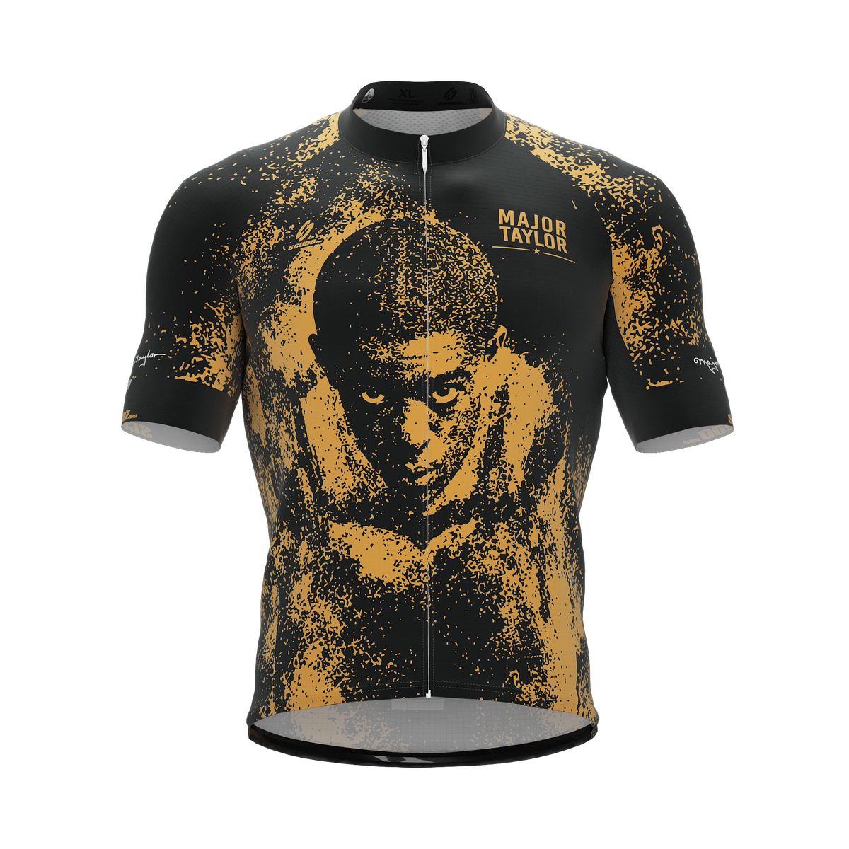 Major Taylor | Legend | Carbon Yellow | Short Sleeve Cycling PRO Jersey