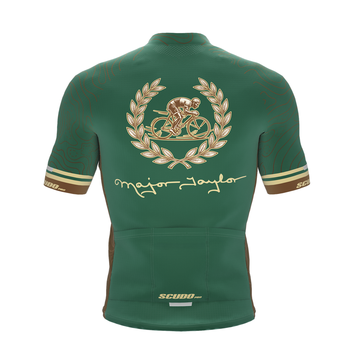 Major Taylor | Classic Crest | Short Sleeve Cycling PRO Jersey