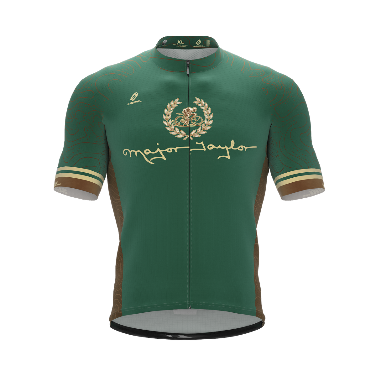 Major Taylor | Classic Crest | Short Sleeve Cycling PRO Jersey
