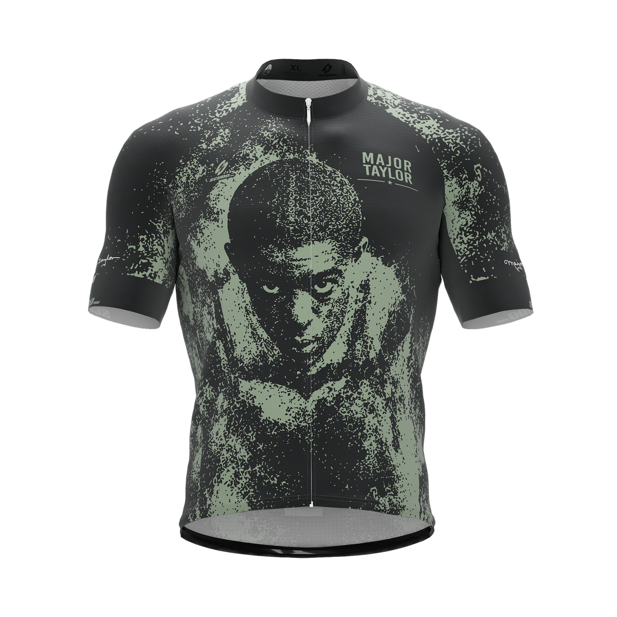 Major Taylor | Legend | Grafito Green | Short Sleeve Cycling PRO Jersey