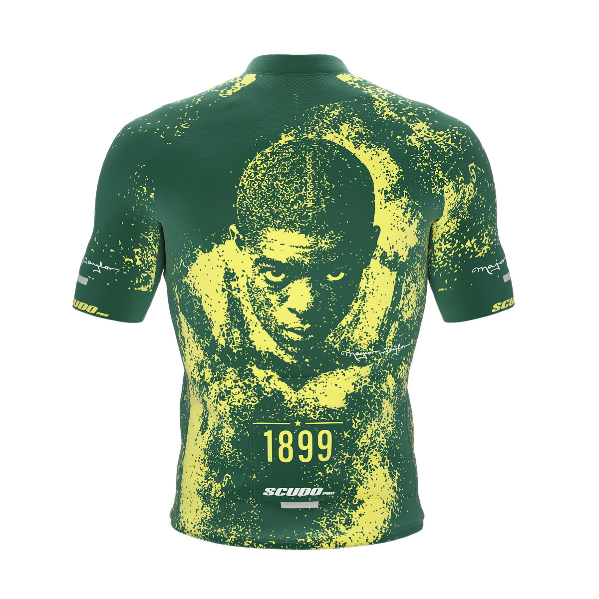Major Taylor | Legend | Green Yellow | Short Sleeve Cycling PRO Jersey