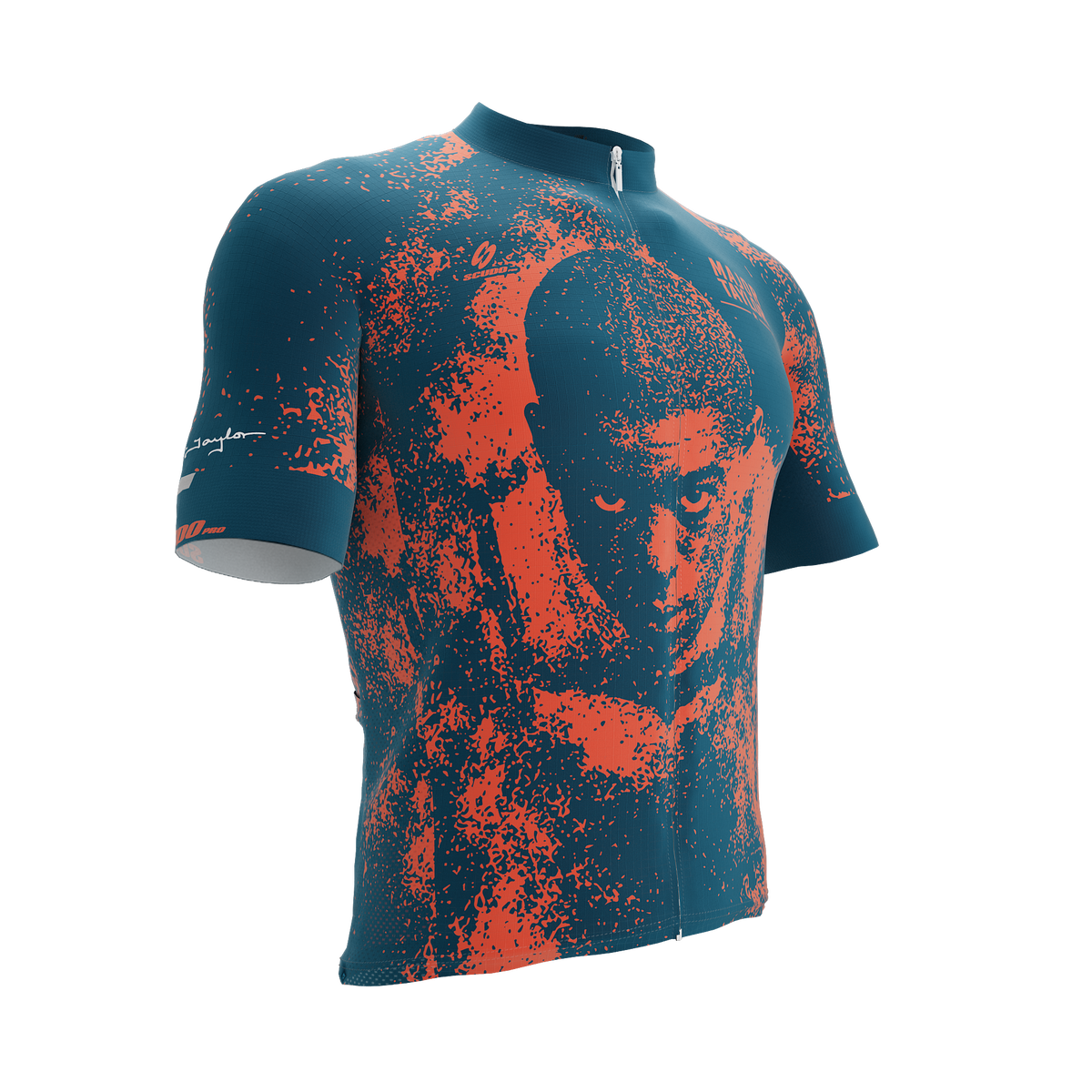Major Taylor | Legend | Orange Blue | Short Sleeve Cycling PRO Jersey