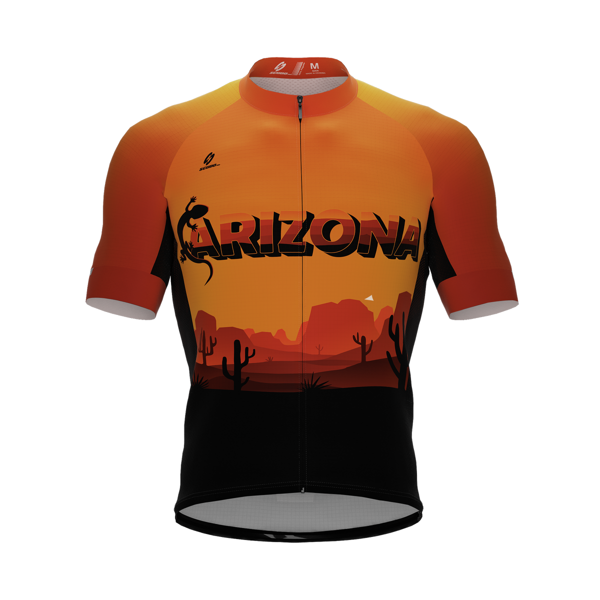 Arizona US State | Lizard | Short Sleeve Cycling PRO Jersey | Men and Women