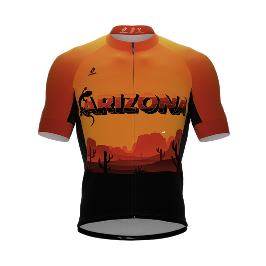 Arizona US State | Lizard | Short Sleeve Cycling PRO Jersey | Men and Women