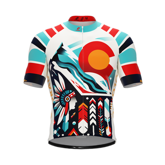 Colorado US State | Short Sleeve Cycling PRO Jersey | V1 | Men and Women