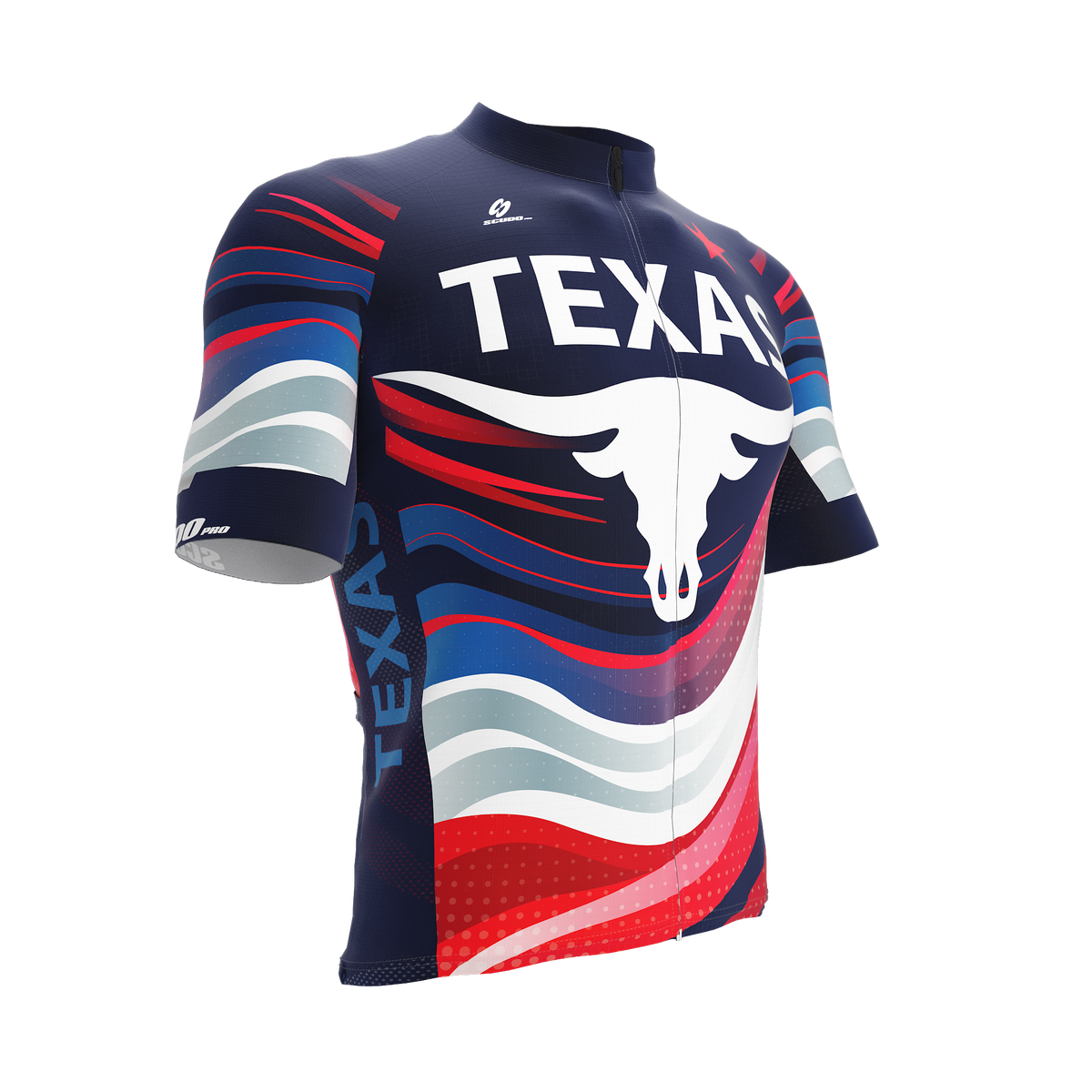 TEXAS US STATE | Short Sleeve Cycling PRO Jersey | Men and Women