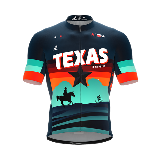 TEXAS Team Bike | Short Sleeve Cycling PRO Jersey | Men and Women